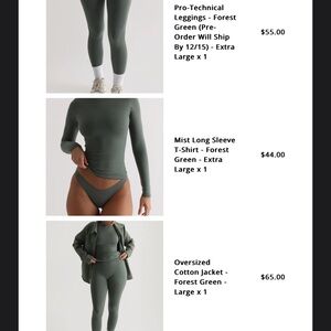 3-piece MyOutFitOnline Legging Set